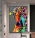 The Rainbow Horse Framed Canvas Print